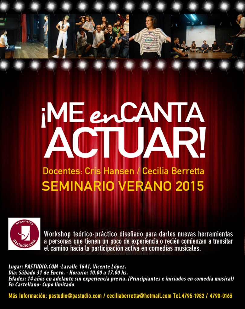 Me enCANTA ACTUAR promo 2015